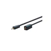 Clicktronic 1.5m Stereo Male to Female 3.5mm Audio Connector/Cable Sound Quality