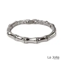 在飛比找momo購物網優惠-【La Jolla】幸運竹 純鈦鍺手環(XS、S、M)