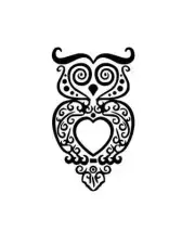 Owl Decal for Yeti, RTIC, Phone, Laptop, Tumblers, Cars, Mailbox,Travel mug