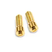Kluson Brass Harmonica Tune-O-Matic Bridge Post Set Gold