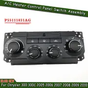 A/C Heater Climate Control Panel Switch Button for Chrysler 300C 2005-2010 Black (for: Chrysler)