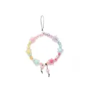 Cell Wrist Strap Cute Phone Chain, Phone Lanyard Clay Beaded Charm Chain, Pho...
