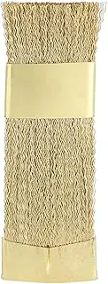 Uplory Nail Art Bits Cleaning Brush, Golden Color Copper Wire Drill Cleaner Brush Manicure Accessories for Nail Art Enthusiasts Copper Wire Material Size 6 x 2cm
