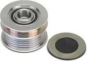 A-Premium Alternator Freewheel Clutch Pulley Compatible with Volkswagen Jetta 2011-2013 2.5L, Passat 2012-2014 2.5L, Passat 2017 2.5L, 5 Grooves Counterclockwise