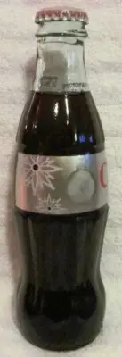Coca-Cola Diet Coke 2007 Christmas Coke Bottle Ornament Snowflakes