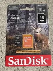 SanDisk Outdoors 16gb SD Card. BNIB!