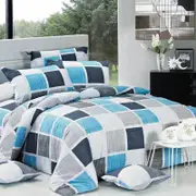 Fabric Fantastic Brinty King Size Quilt/doona/duvet Cover Set