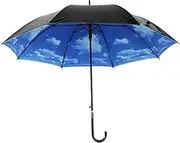 Durable Large Umbrella for Rain and Sun Windproof Portable Golf Umbrella for Adult Men Women Stick Umbrella with Long Handle Super-Strength