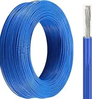 100FT Single Core Wire 12-22AWG Soft Electrical Wire Solid Wire Kit PVC Electronic Wire UL Certified Tinned Copper Hook Up Wire for Electronics DIY(100FT,18AWG)