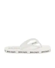 Palm Angels Logo Printed Flop Flips 35,36 White