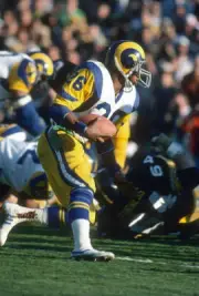 Wendell Tyler of the Los Angeles Rams 1980's NFL Photo 7