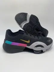 Nike W Zoom Superrep 4 NN Prm Black Gold Pewter Shoes (FB7154 001) Wmns Sz 10