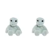 2x Charlie Bears Bear & Me Baby/Infant Freddie Frog 25x10cm Soft Toy Green 0m+