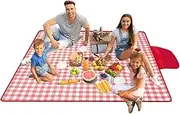 Picnic Mat - Foldable Lightweight Sand Mat - 79x79 Inch Playtime Pad for Outside, Waterproof Lightweight Sand Blanket for Outdoor Camping Picnic Garden Yard