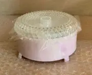 Cheramy Persian Lilac Deluxe Facial Dusting Pink Marbled Powder Box