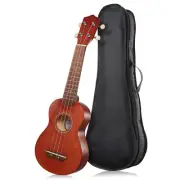 Soprano Ukulele Beginner Mahogany Brown 21" Starter Uke w/ Bag