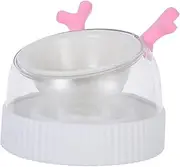 Milisten Tilted Cat Food Bowl with Stand Antitip Design Pet Feeder for Dogs and Cats Water Dispenser Compact Feeding Dish for Indoor Use for Small Pets