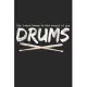 My Heart Beats To The Sound Of My Drums: Notebook A5 Size, 6x9 inches, 120 lined Pages, Drummer Drumming Drums Musician Instrument Inspiring Quote Sti