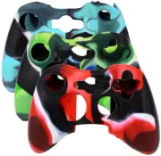 3 Pieces Xbox 360 Silicone Wireless Controller Skin Protective Rubber Case Cover