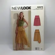 New Look N6676 Ladies 8-20 Skirt w/ Style & Length Variations Sewing Pattern UC