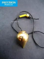 Brass Truthseeker Solid Metal Precision Pendulum with Cord Dowsing Divination