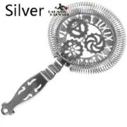 Strainer Silver Barware Cocktail Making Clock Style
