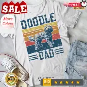 Mens Funny Vintage Doodle Dad - Aussie Doodle & Goldendoodle Unisex T-shirt