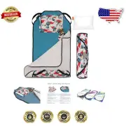 Toddler Nap Mat with Blanket & Pillow - All-in-One Bedding for Daycare/Preschool