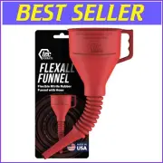 Heavy-Duty FlexAll Funnel with Hose for Oil Changes & Fluid Transfer - 68 Fl Oz