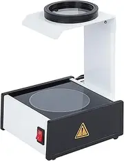 Lens Stress Tester, Lens Stress Tester Machine with LED Light Source Design, Adjustable Brightness and Can Detect Authenticity Crystals, for Optical Lenses, Polarizers, Glasses