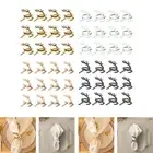 12x Napkin Ring Holders Dinner Table Modern Elk Napkin Rings Napkin Buckles for