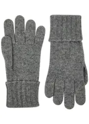 Inverni Cashmere Gloves - Grey - One Size One Size