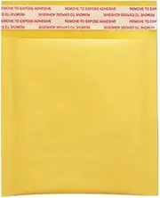 25PCS Poly Bubble Mailer Yellow Colour Multi-Size Plastic Padded Bag, Water-Resistant & Secure Seal, Lightweight & Strong Protection for Items