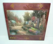 Thomas Kinkade Cobblestone Lane Jigsaw Puzzle 1000 Pieces Painter of Light