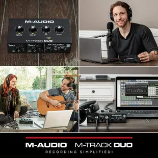 聲卡、錄音 - M-Audio M-Track Duo (MTrack) - 錄音、流媒體、播客