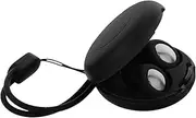 jojofuny 1 Pair Sleep Noise Cancelling Earbuds Reusable Noise Cancelling for Sleep Soft Silicone Earbuds Comfortable Noise Reduction Plastic Black