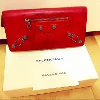 在飛比找蝦皮購物優惠-Balenciaga巴黎世家金釦皮夾