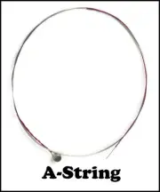 Violin Fiddle Steel String A-2 String for Student Violin in 1/4 Size