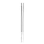 2pcs Chainsaw File, 3/16" Round High Carbon Steel Double Cut Rasp for Sharpening