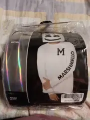 Marshmello Spirt Halloween Costume Adult Small Mask And Shirt