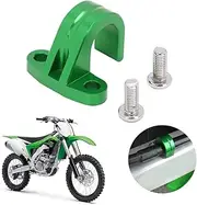 Motorcycle Rear Brake Line Hose Snap Clamp CNC for KX250F KX450F Green