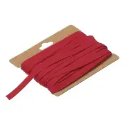 1/4 Inch Double Fold Bias Tape Continuous Bulk Bias Tape (Dark Red 12 Yards)