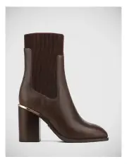 [Wittner] Perrie Leather Ankle Boot in Espresso
