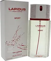 [Ted Lapidus] Pour Homme Sport for Men 3.33 oz. EDT Spray, 100 ml, White (3013)