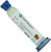 CYBERNOVA Flux-Gel MULTIFIX 450-01 no-Clean, Tacky Flux Halide Free (with Plunger & Dispensing Tip) (10g)