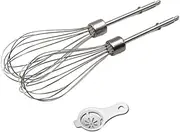 For KENWOOD Egg Beater Dough Blend Replacement w/Hand Mixer Whisk Accessorie(12 wire rods*)