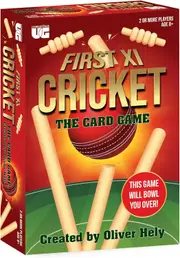 University Games First XI Cricket Card Game 2+ Players Ages 8+ (UNI001672)