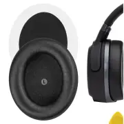 Geekria Protein Leather Ear Pads for Audeze Mobius Headphones (Black)