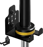 Steel Barbell Organizer - Barbell Hanger, Compact Barbell Storage | Vertical Barbell Holder, Wall-mounted Barbell Organizer, Heavy-Duty Gym Organization For Home Fitness Equipment Curl Bar