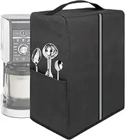 Dust Cover for Ice Cream Maker, Cover for Ice Cream Maker Waterproof Storage Bag for Ice Cream Maker Accessories Ninja CREAMi Ice Cream Maker, 43 x 30 x 23 cm